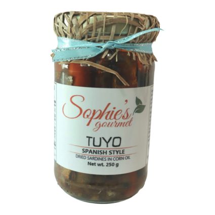 Sophie’s Gourmet Tuyo Spanish Style Dried Sardines in Corn Oil 250g