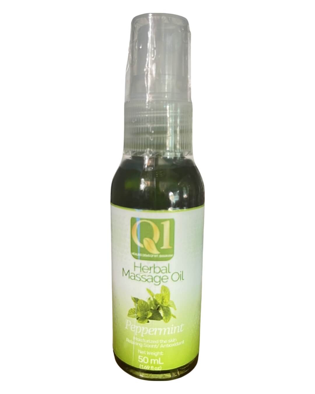 Q1 Herbal Massage Oil  – Peppermint 50mL